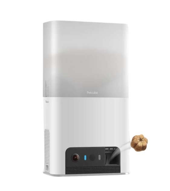 Petcube Bites 2 Lite Smart Pet Treat Dispenser with 2-Way Audio & Night Vision - Automatic Dog & Cat Feeder for Remote Training & Play - Perfect for Home, Office & Travel Use