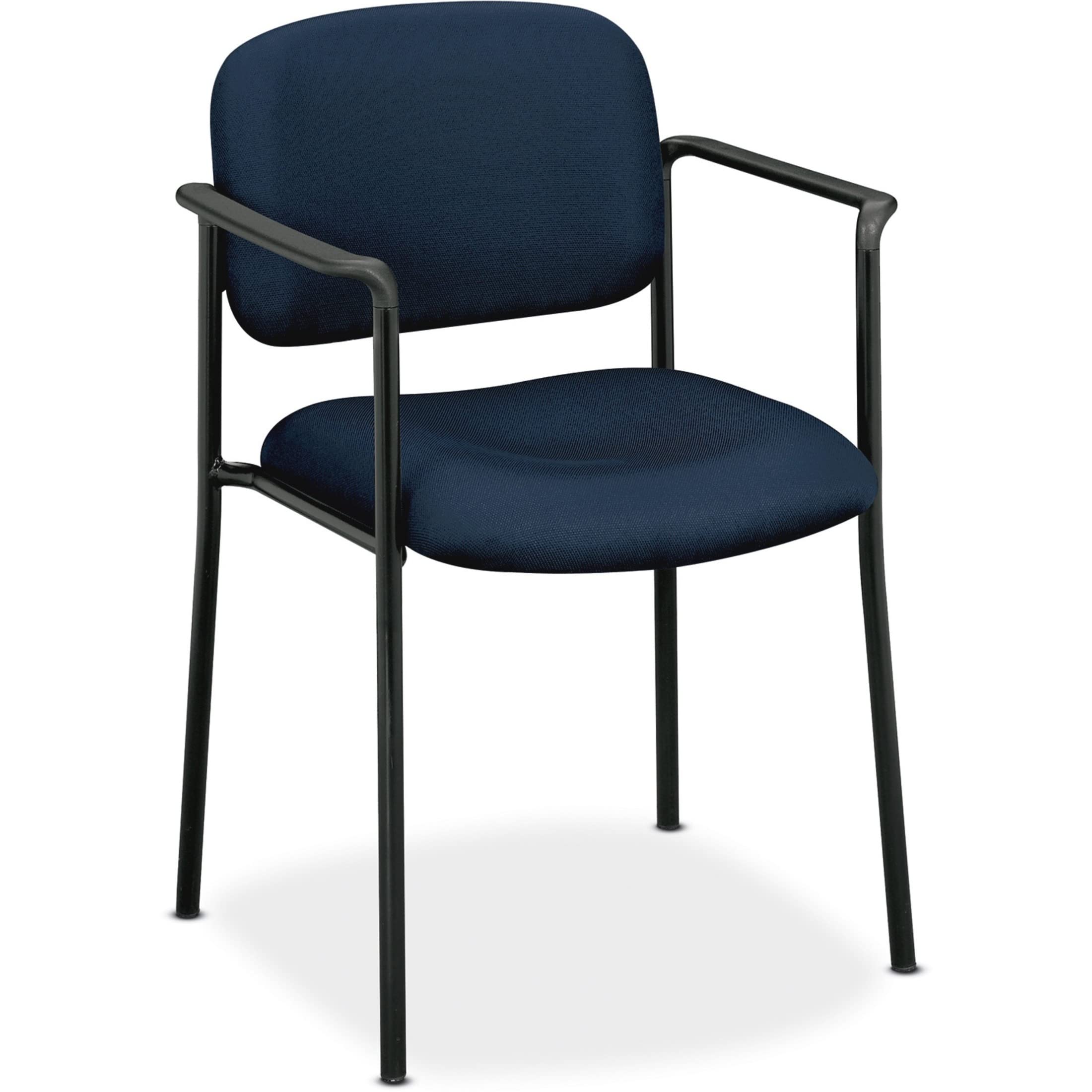 HON VL616 Navy Guest Chair with Arms - Ergonomic Office Furniture for Conference Rooms & Waiting Areas