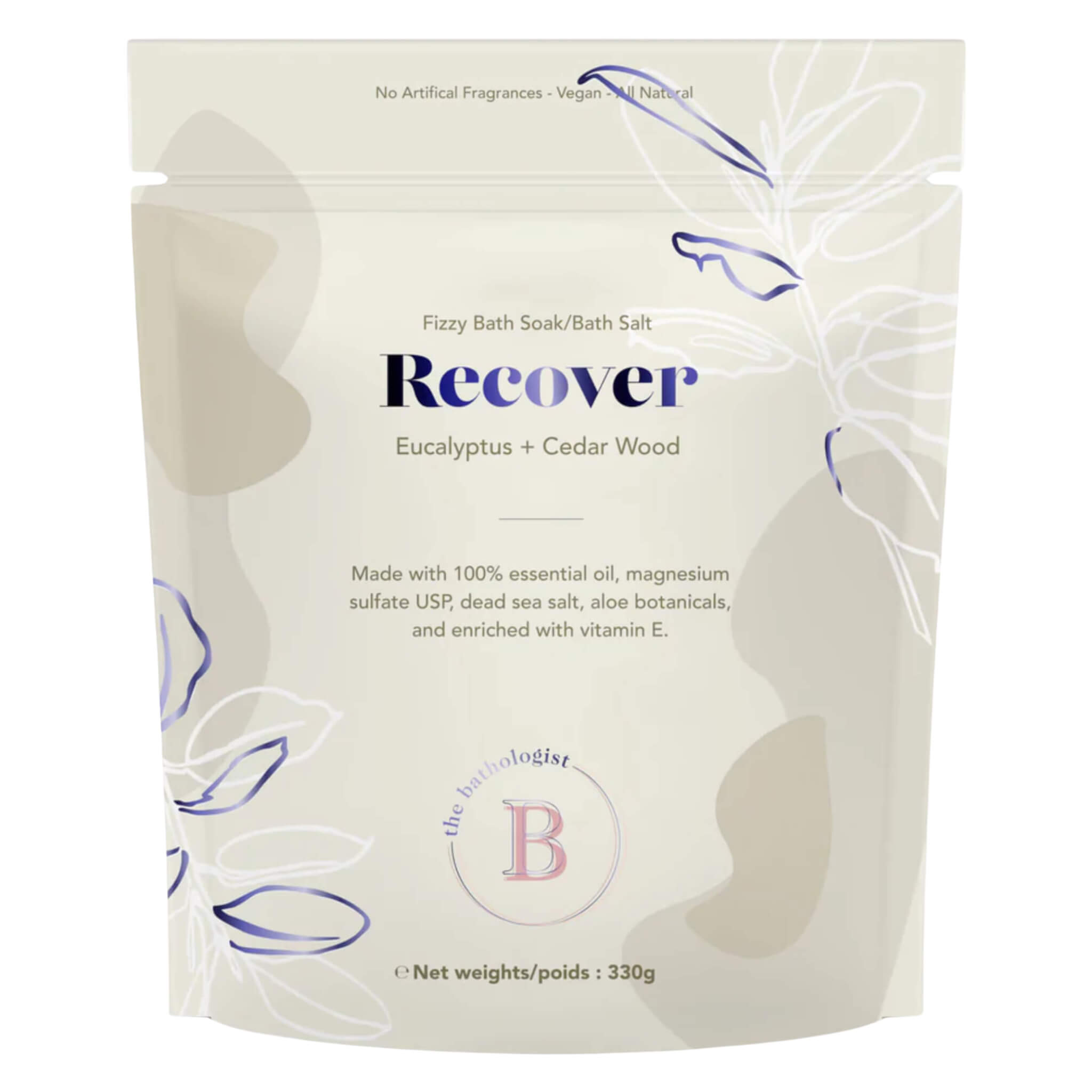 Relaxing Recover Fizzy Bath Soak - Detox & Muscle Relief Bath Bombs for Stress Relief & Self Care | Perfect for Spa Nights, Gift Sets & Post-Workout Recovery