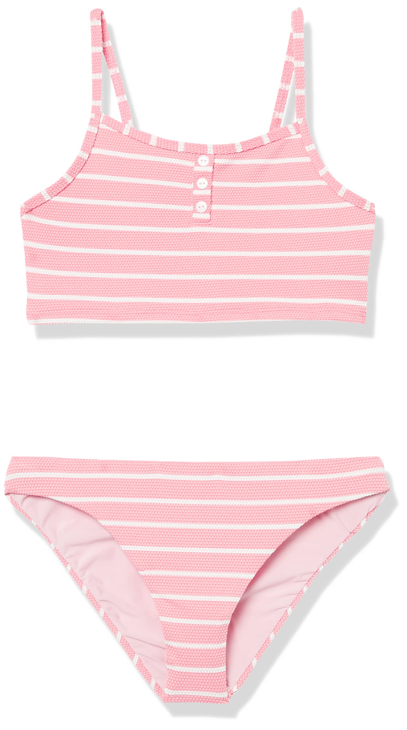 Splendid Women's Comfortable Atmospheric Stripe Cami Bra & Retro Pant Set for Casual Wear and Relaxation