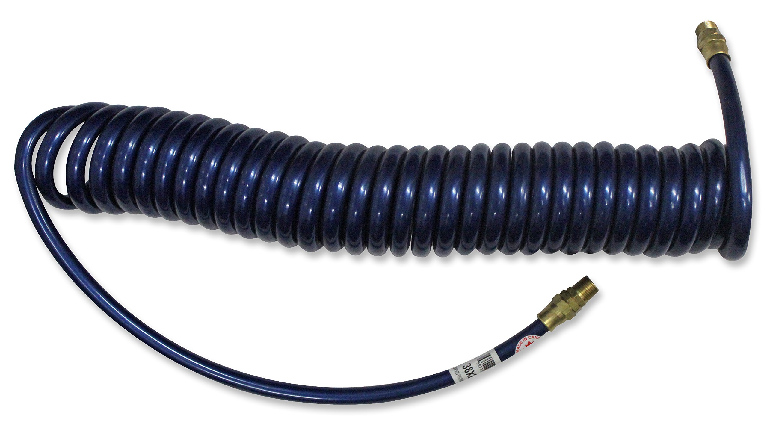 Guardair 14X25B04 Coilguard 1/4-Inch ID by 25-Foot Polyurethane Air Hose - Durable Flexible Compressed Air Hose for Pneumatic Tools, Spray Guns & Workshop Applications