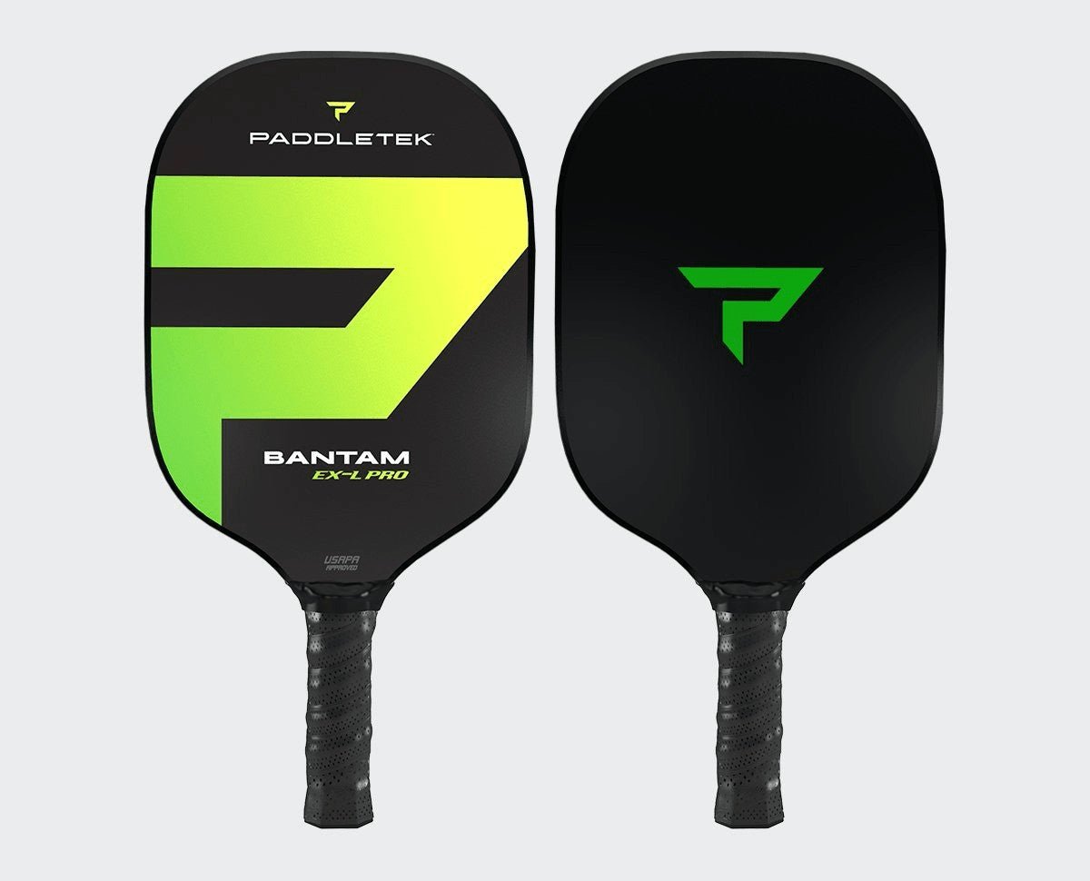 Paddletek Bantam EX L Pro Pickleball Paddle - Premium Carbon Fiber Paddle for Competitive Play & Tournaments | Perfect for Indoor & Outdoor Pickleball Games