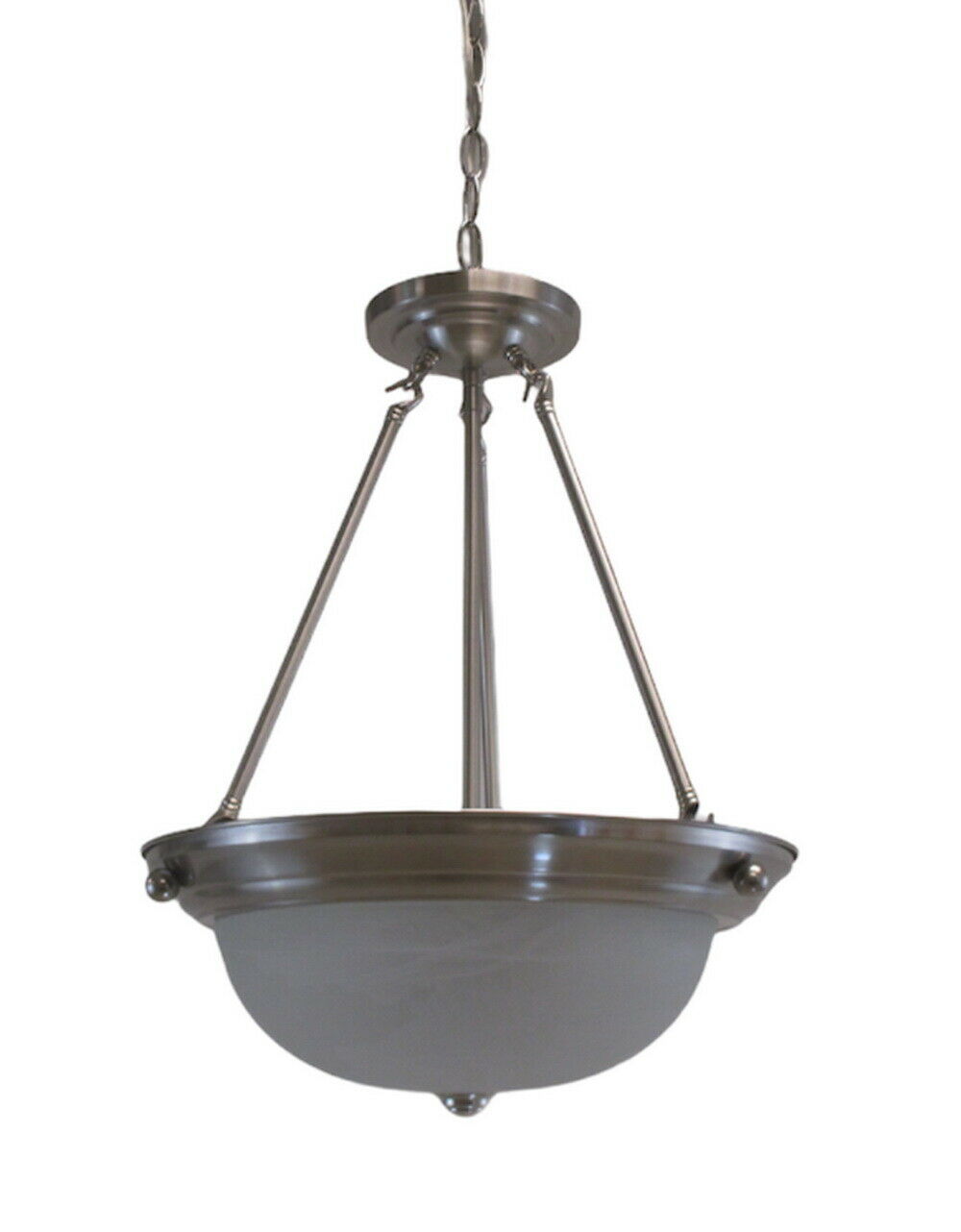 Trans Globe 8912 BN 3-Light Modern Pendant Chandelier in Brushed Nickel Finish - Perfect for Dining Room, Kitchen Island & Entryway Lighting