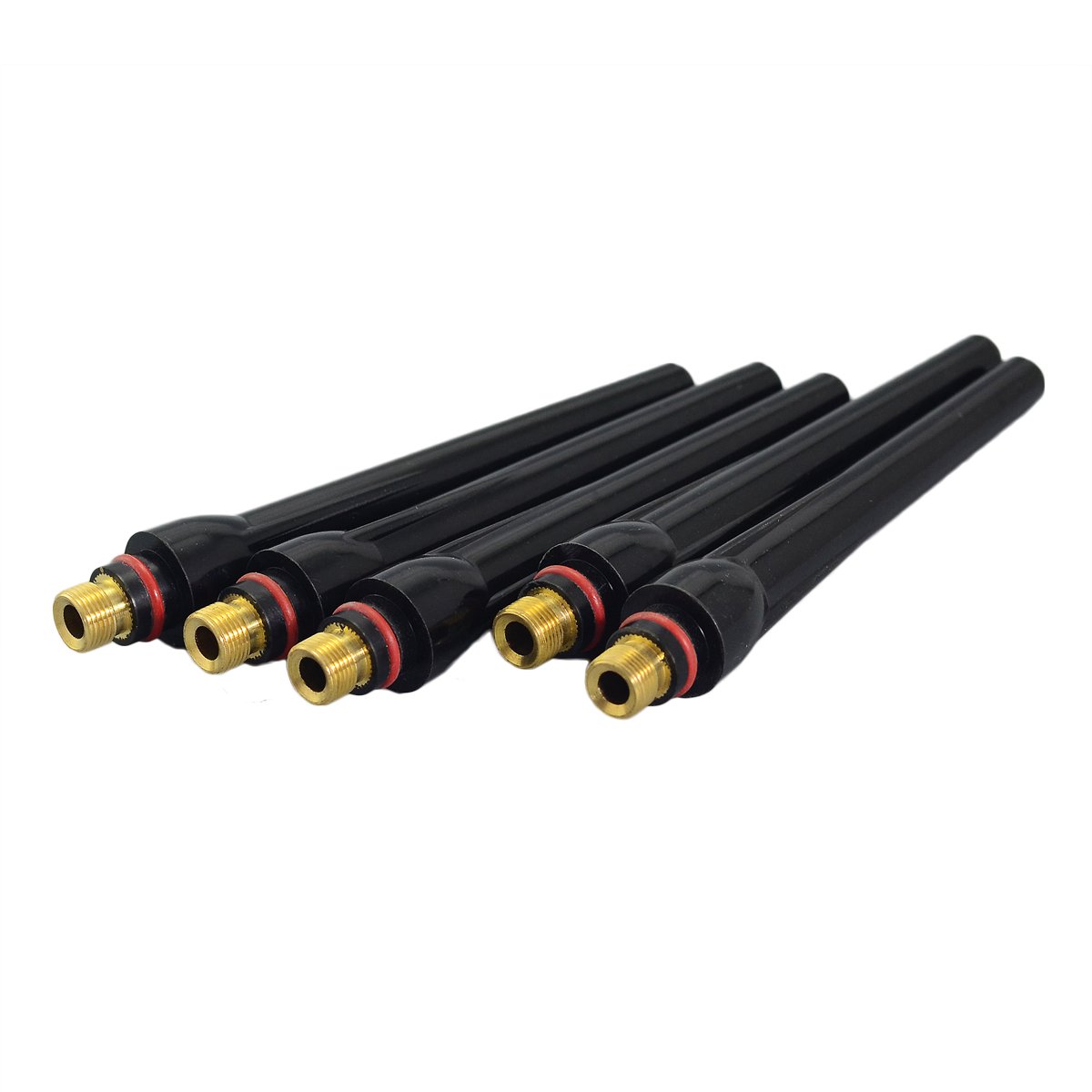 RIVERWELD TIG Back Cap 57Y02 Long for QQ300 PTA DB SR WP 17 18 26 TIG Welding Torch - 5 Pack - Replacement Parts for Welding Machines - Perfect for Industrial, Automotive, and DIY Metal Fabrication Projects