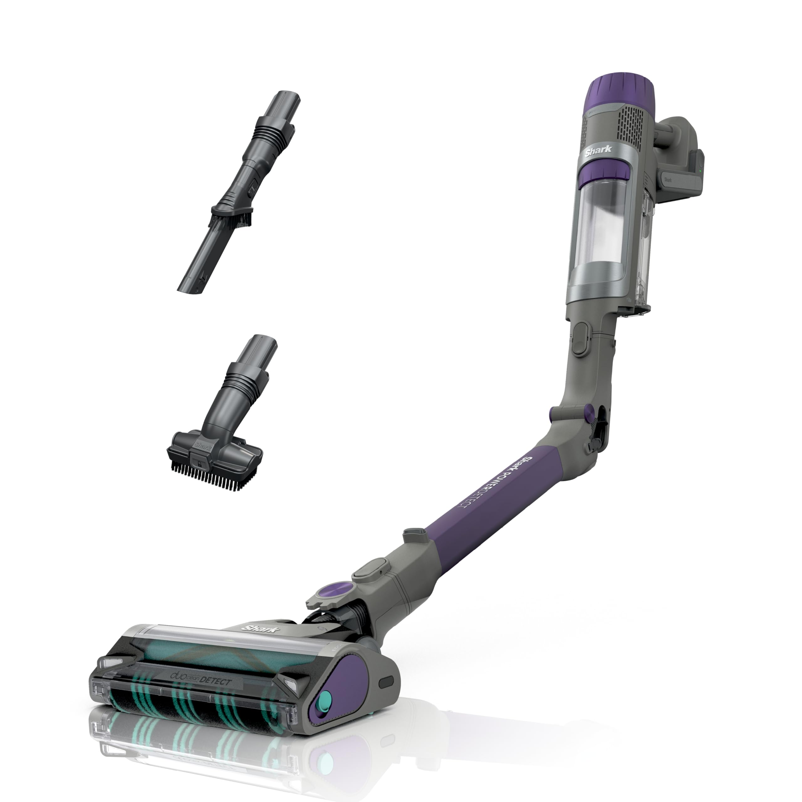 Shark PowerDetect Cordless Stick Vacuum Cleaner with HEPA Filtration - 70 Min Runtime, Powerful Suction for Pet Hair, Carpets & Hard Floors - XL Dust Cup, Lightweight & Portable (Dark Gray, IP1251) - Perfect for Home Cleaning, Quick Pickups & Pet Owners