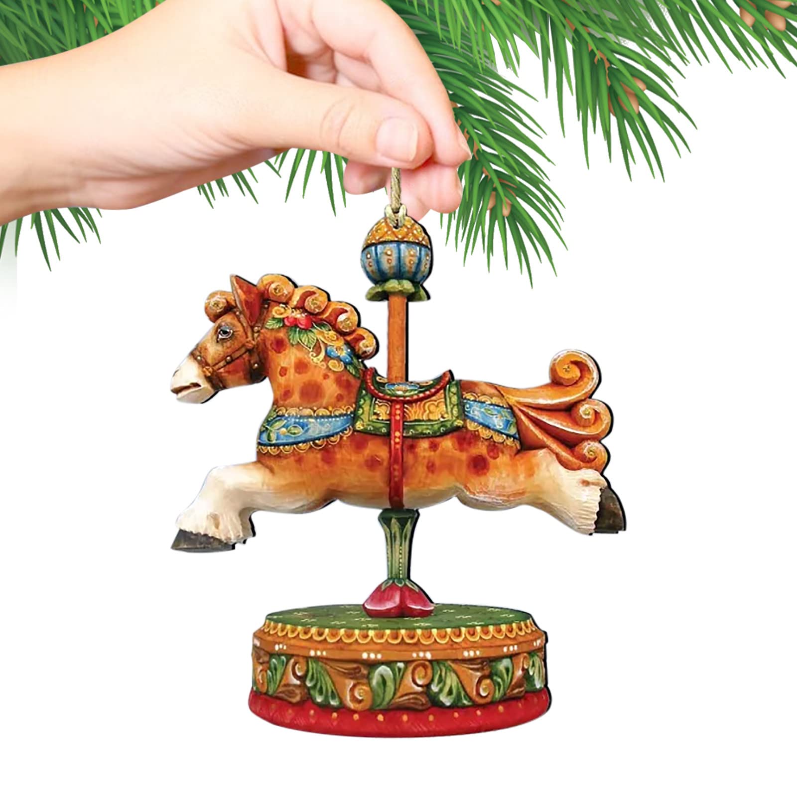 Unique Christmas Tree Ornaments - Family Holiday Decorations, Kids Gifts for Winter Christmas, Home & Party Decor Supplies | Perfect for Tree Decorating, Gift Giving & Festive Celebrations