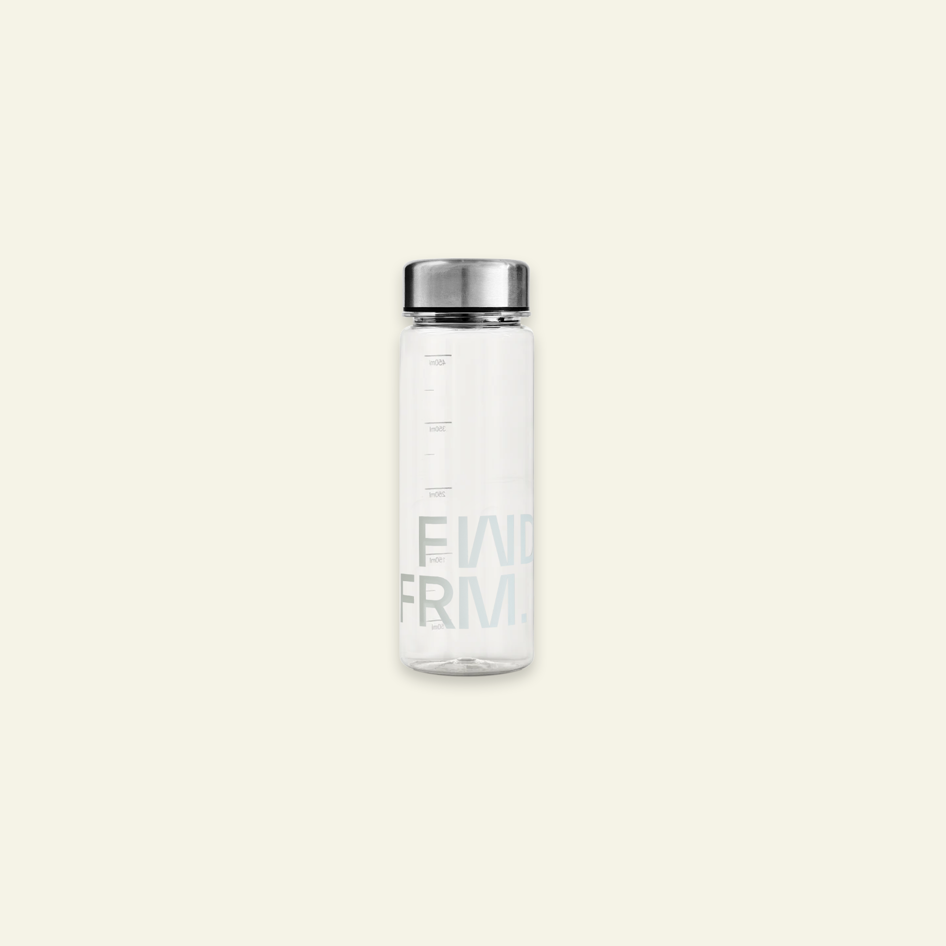FWD FRM Clear Water Bottle - BPA Free Reusable Plastic Bottle for Gym, Hiking & Travel | Eco-Friendly & Leak Proof
