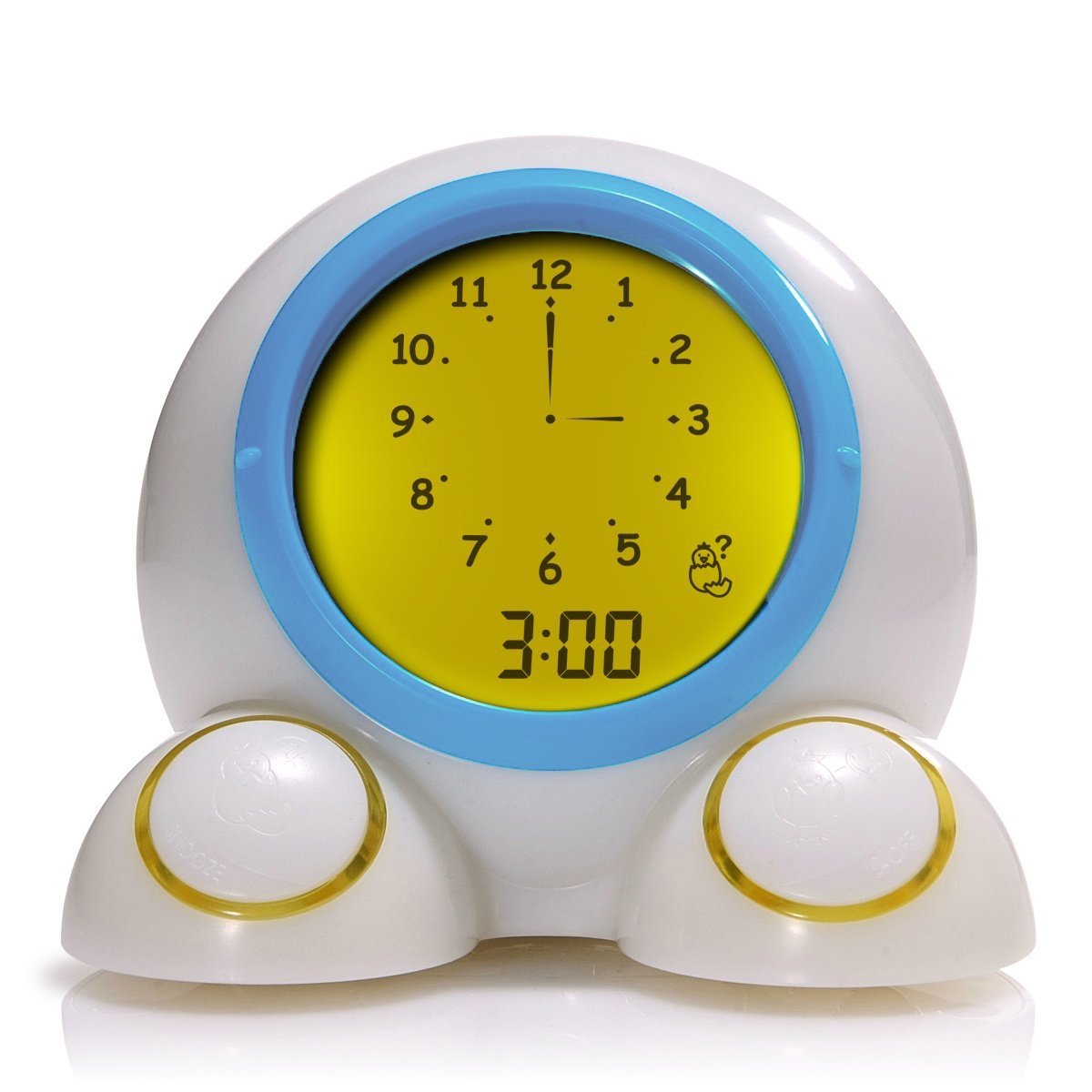 Teach Me Time! Talking Alarm Clock & Night-Light for Kids - Fun Educational Learning Clock with Voice Prompts & Soft Glow, Perfect for Bedrooms, Classrooms, and Toddler Sleep Training