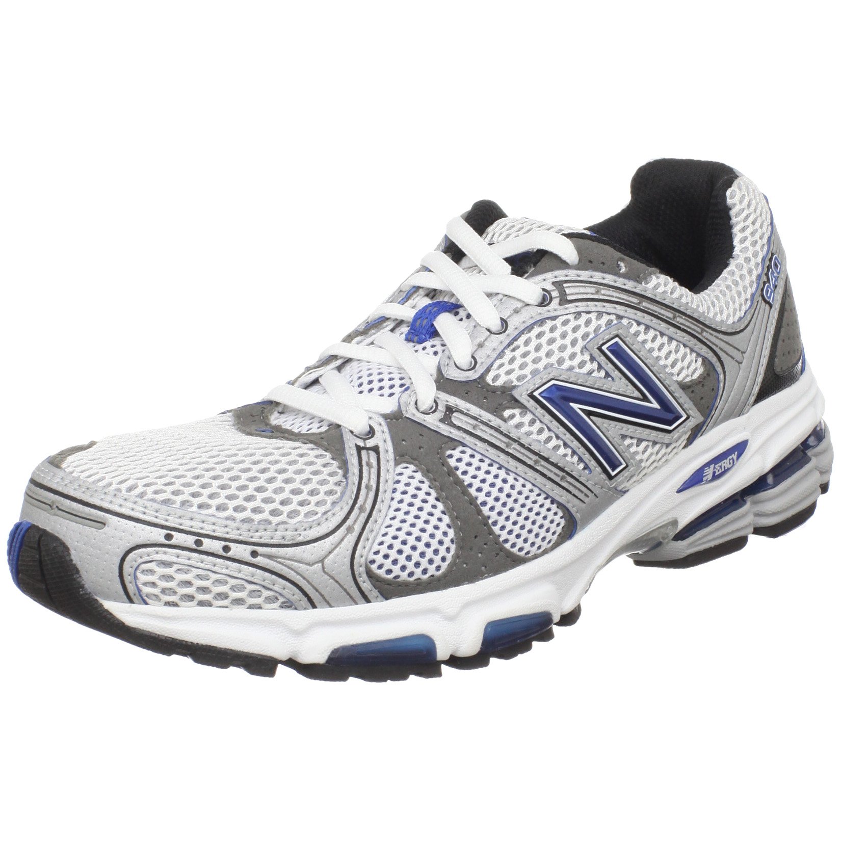 New Balance MR940 Running Shoes for Men - White/Blue - Size 9.5 XW - Lightweight Cushioned Sneakers for Jogging, Gym & Everyday Wear