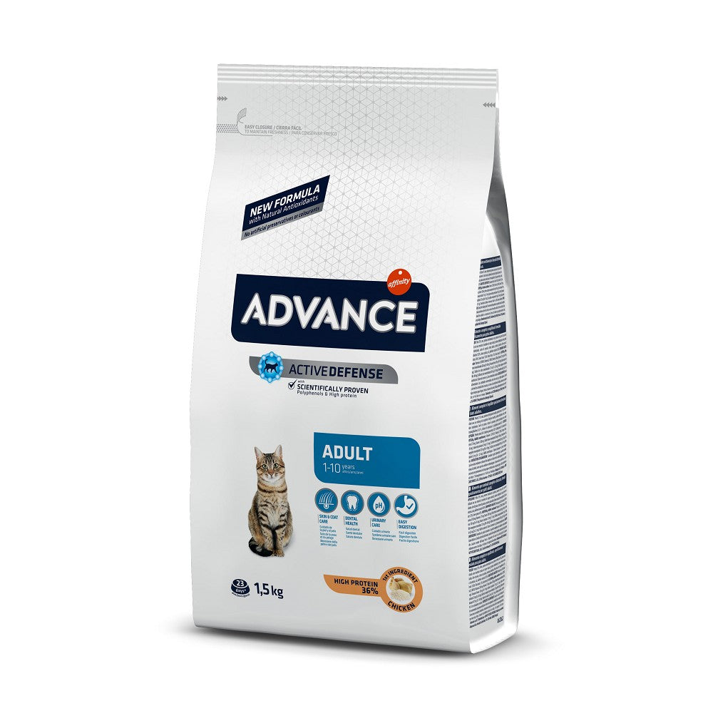 Premium Chicken & Rice Dry Cat Food for Adult Cats - High Protein, Grain-Free Recipe for Healthy Digestion & Shiny Coat - Ideal for Indoor & Outdoor Cats