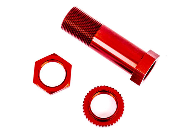 High-Quality Aluminum Steering Servo Saver Post - Durable Red RC Car Upgrade for Crawlers & Off-Road Vehicles