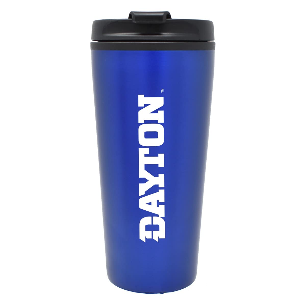 16 oz Insulated Stainless Steel Tumbler with Lid - Dayton Flyers Team Logo - Keeps Drinks Hot/Cold for Hours - Perfect for Coffee, Tea, Water & Outdoor Activities