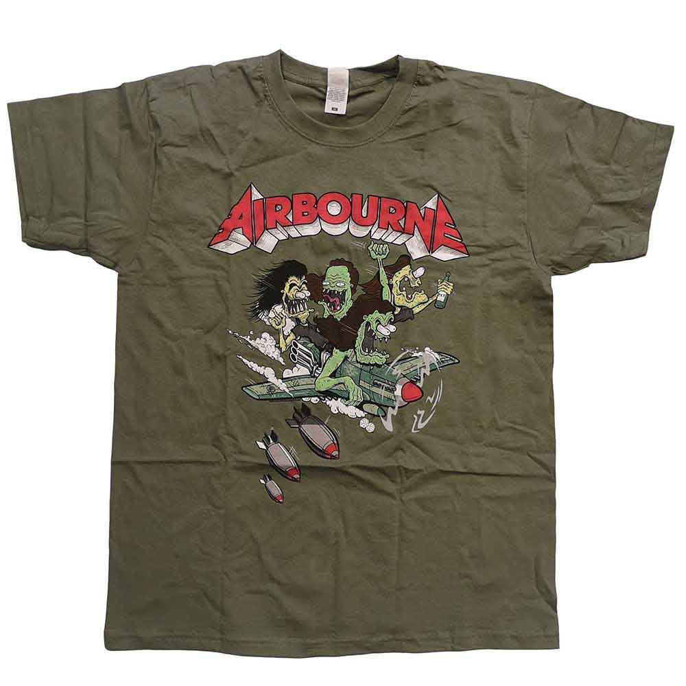 Airbourne Nitro Graphic T-Shirt - Cool Band Tee for Men & Women - Perfect for Concerts, Parties & Casual Wear