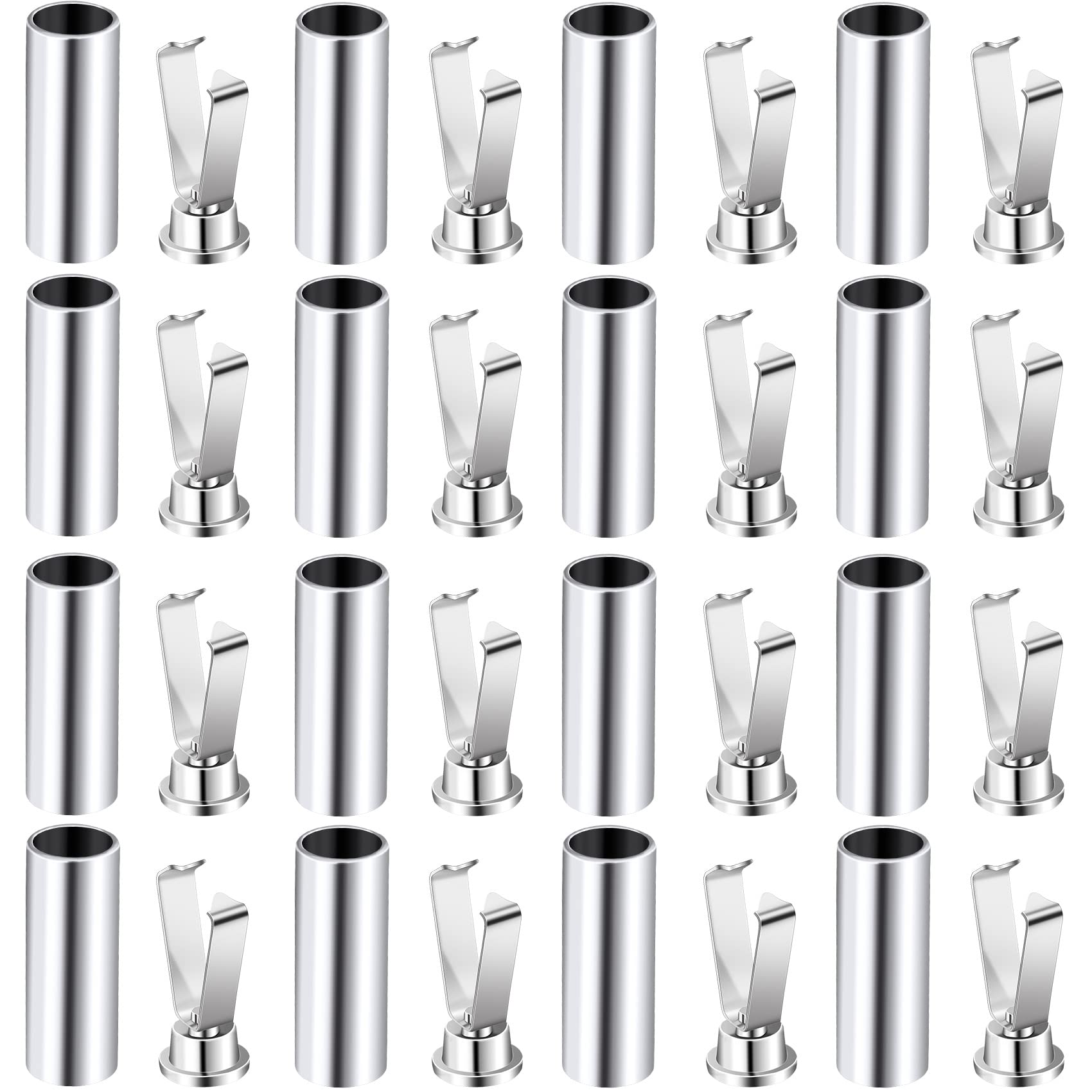 PAGOW Alloy Shoelace Tips - Metal Aglets for Shoelace Ends, Cylindrical Replacement Heads for Sneakers & Boots (Pack of 10) - Perfect for Sports, Hiking & Fashion Shoes