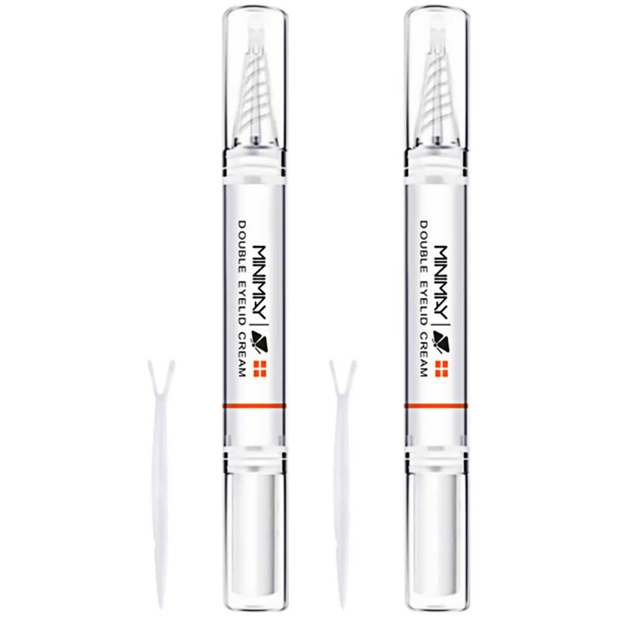Lurrose 2-Pack Eyelash Glue & Eyelid Tape Set - Long Lasting Invisible Eye Makeup Adhesive for Bigger Looking Eyes, Waterproof Beauty Styling Gel for Women (Perfect for Daily Makeup, Party Looks & Professional Styling)