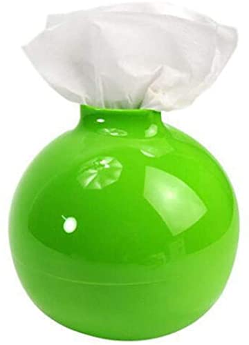 **Modern Round Dustproof Waterproof Tissue Box Holder - Decorative Bathroom Vanity Countertop Organizer for Toilet Paper & Napkins - Perfect for Home, Dresser, Nightstand & Office Use**