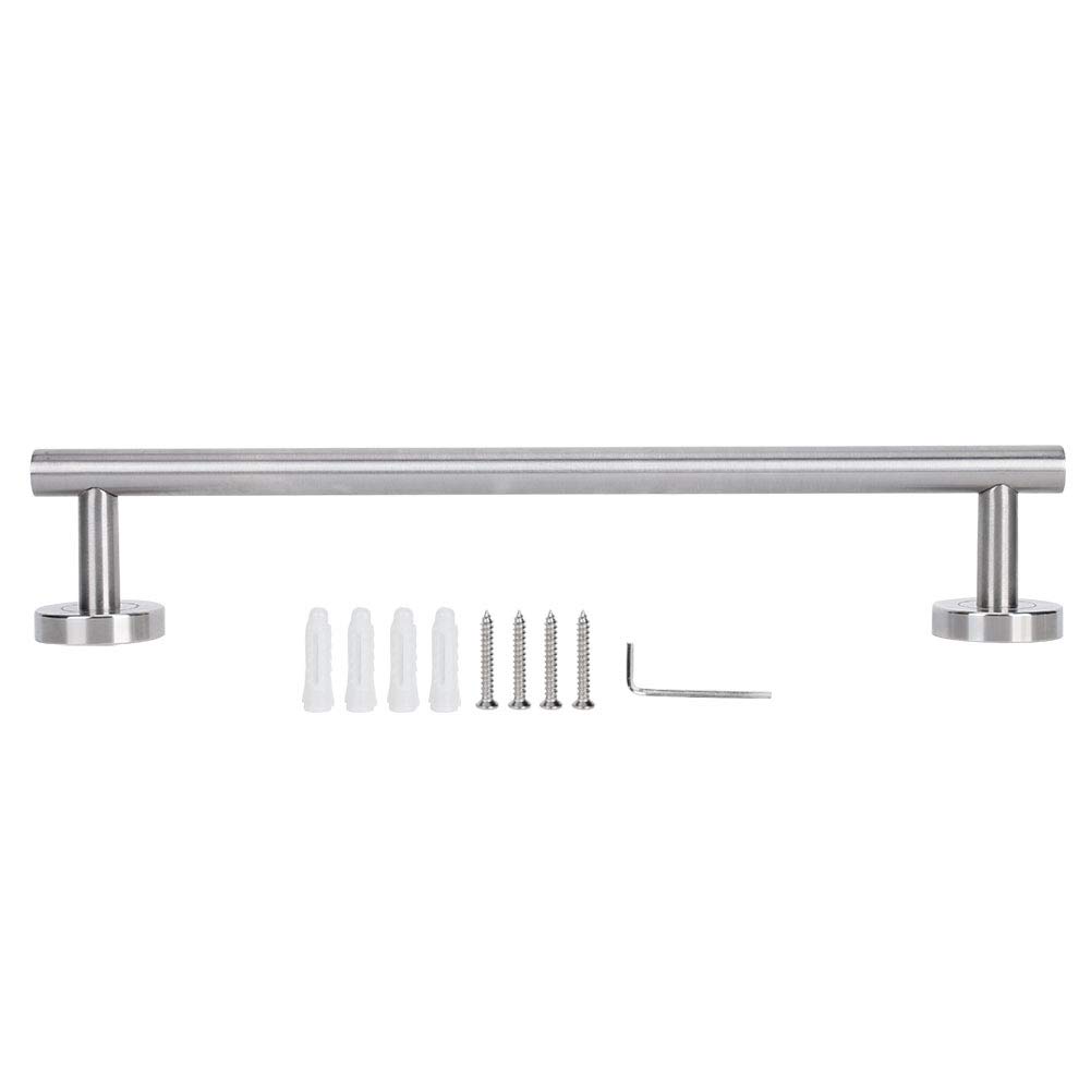 Matte Black Stainless Steel Towel Rack - Heavy Duty Bathroom Towel Holder for Home & Hotel Use | Space Saving Wall Mounted Towel Organizer for Bathroom, Toilet & Shower Organization