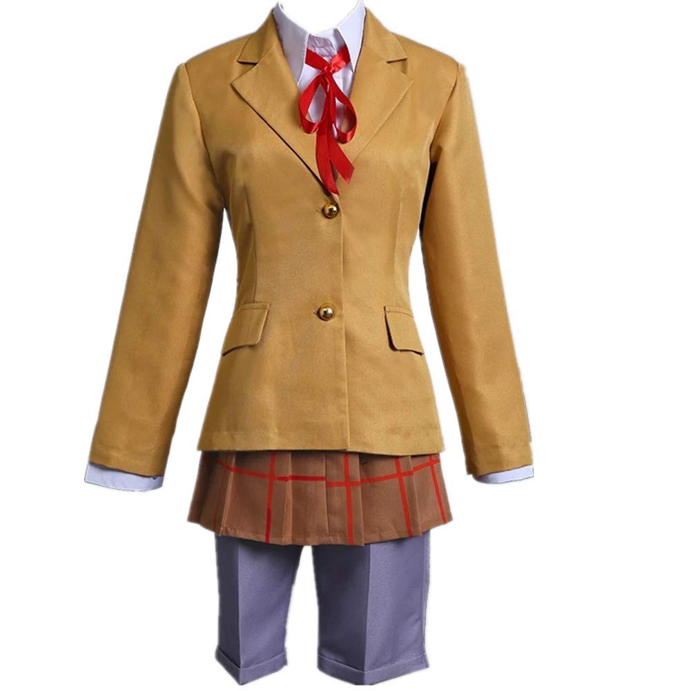 Midorikawa Hana Cosplay Costume - Japanese School Uniform Full Set for Anime Conventions & Halloween Dress Up