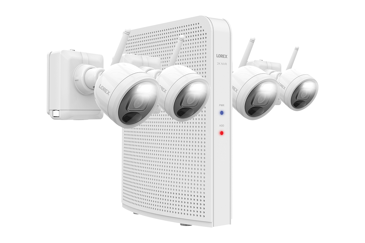 Lorex 2K HD 32GB NVR Security System with Wireless Outdoor Battery Cameras - 24/7 Home & Business Surveillance, Weatherproof Night Vision