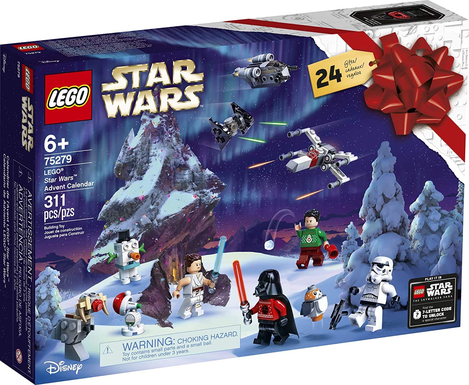 LEGO Star Wars Advent Calendar 2020 (75279) - 311 Pieces Building Toy Set for Kids & Adults - Perfect for Holiday Countdown & Christmas Gift Giving