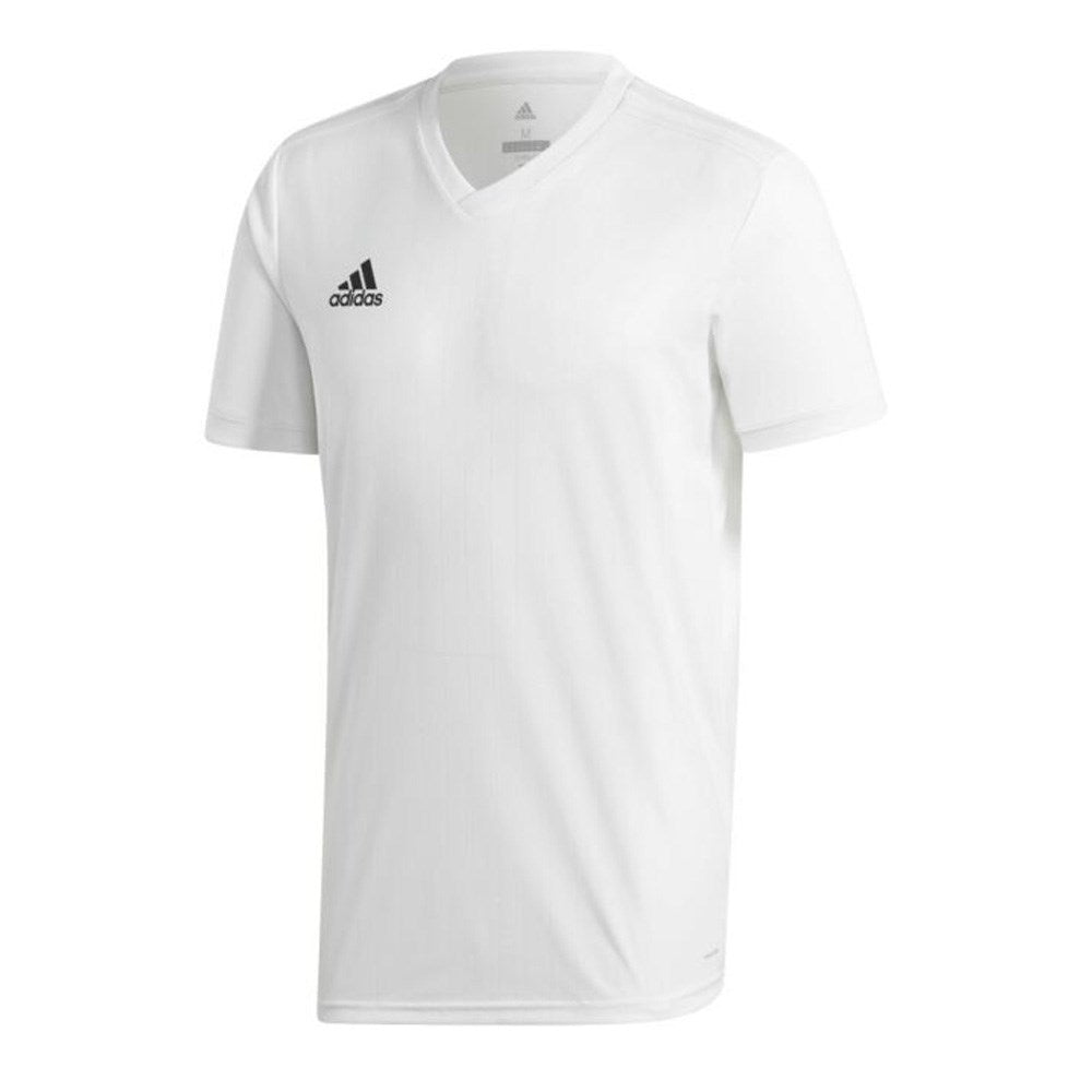 Adidas Adult Tabela 18 Soccer Jersey - White/White - Official Licensed Football Shirt for Men - Perfect for Matches, Training & Fan Support