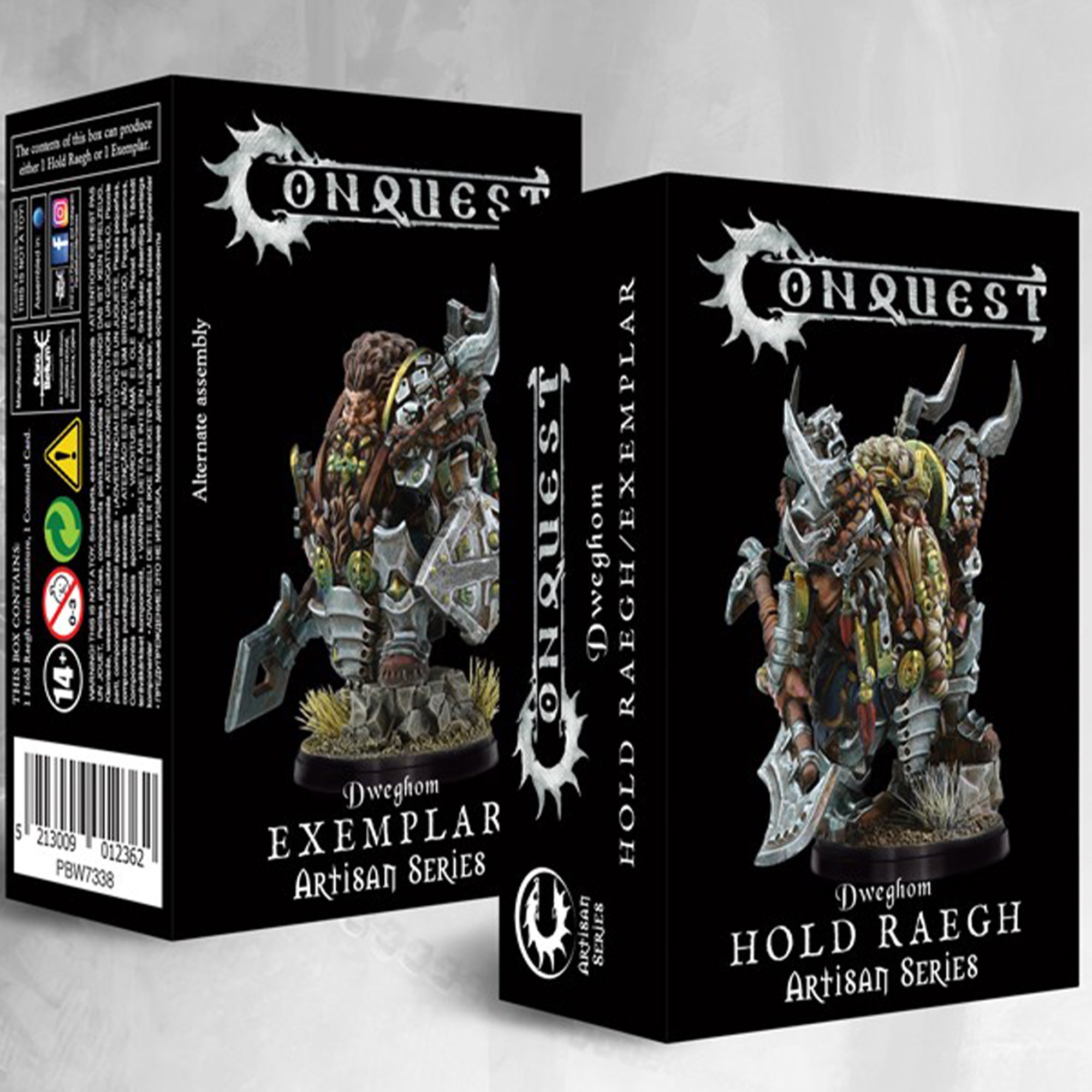 Dweghom: Artisan Series Exemplar Raegh - Handcrafted Miniature Figurine for Tabletop RPG & Wargaming Enthusiasts - Perfect for D&D, Warhammer, and Collectors Display
