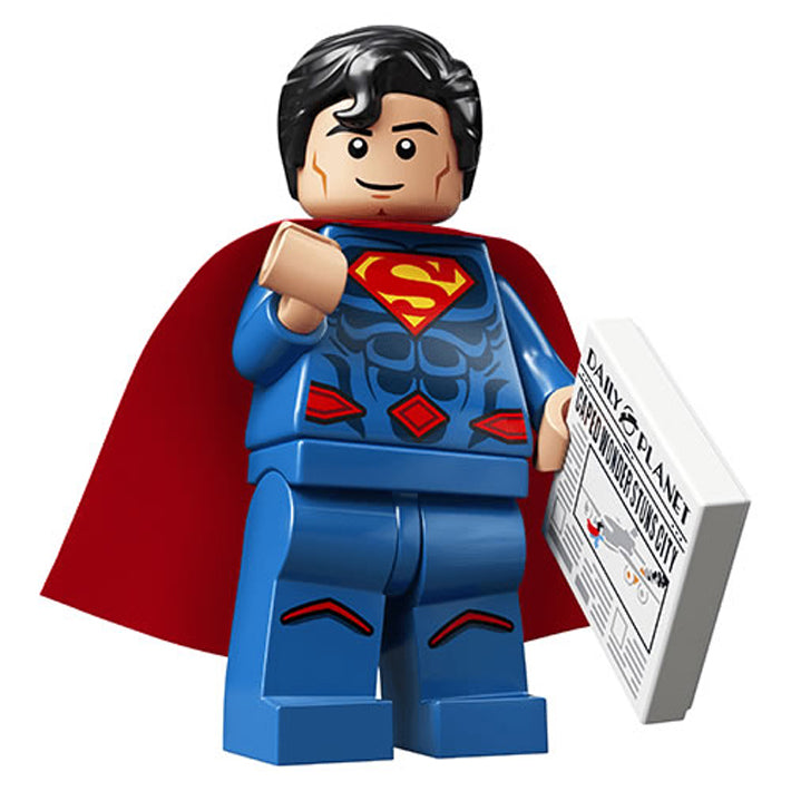 DC Super Heroes Lego Minifigure - Superman Collectible Toy for Kids & Adults | Perfect for Display, Gifts, and Superhero Play Scenes