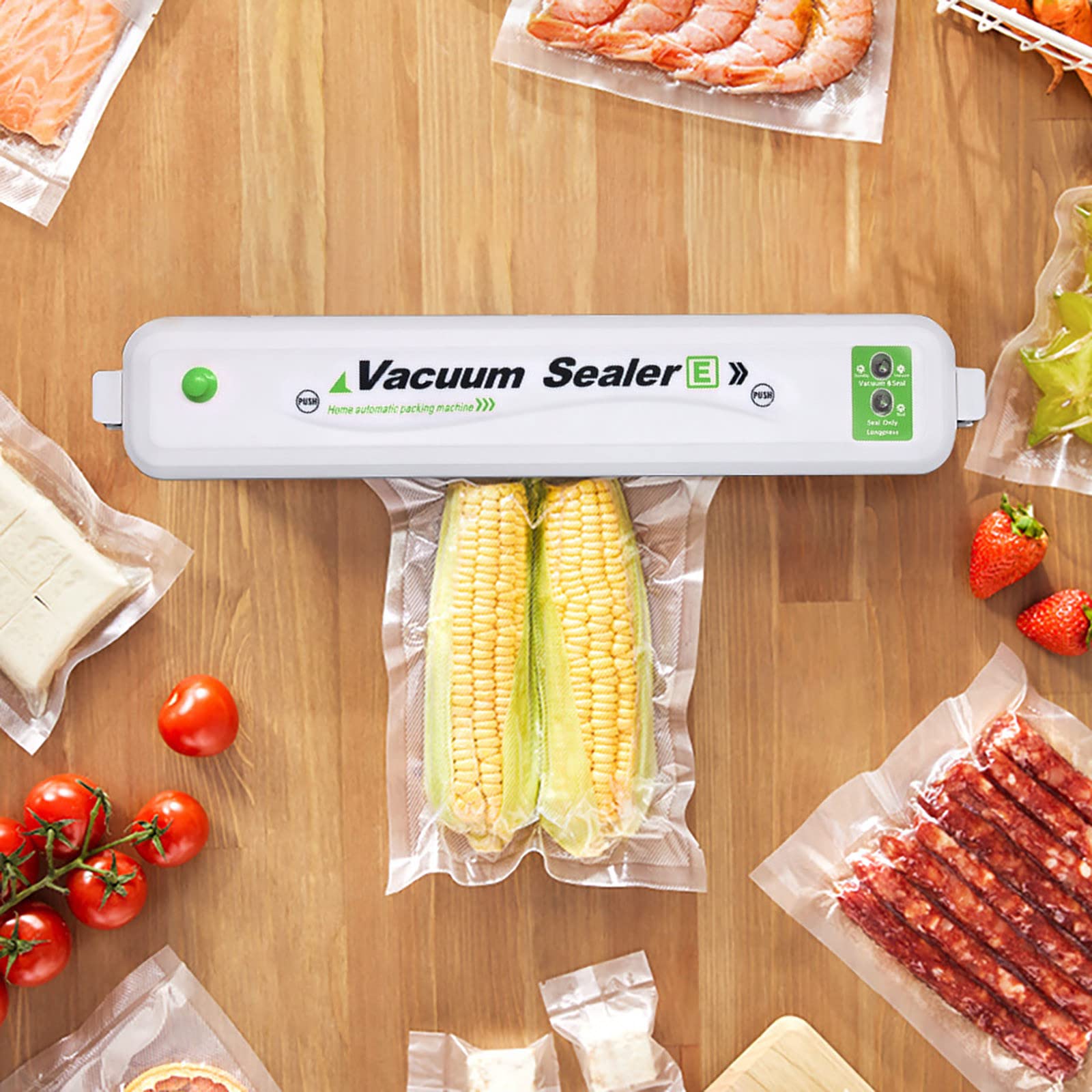 MIS1950s Automatic Vacuum Sealer Machine for Food Preservation | Air Tight Sealing System | Sous Vide & Food Storage | Keep Food Fresh Longer | Perfect for Meal Prep, Freezing & Vacuum Packing Leftovers
