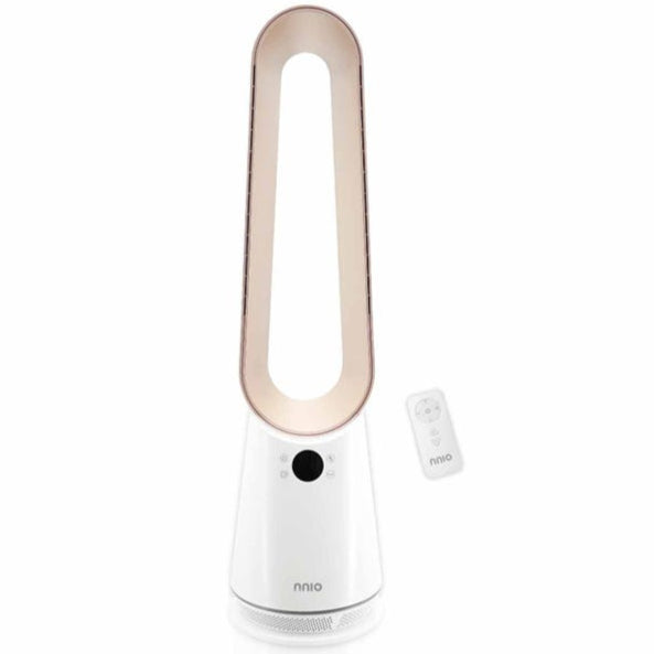 OURA BLDC Bladeless Fan with Mood Light - Ultra Quiet, Energy Efficient Cooling for Home, Office & Bedroom - Perfect for Relaxation & Sleep