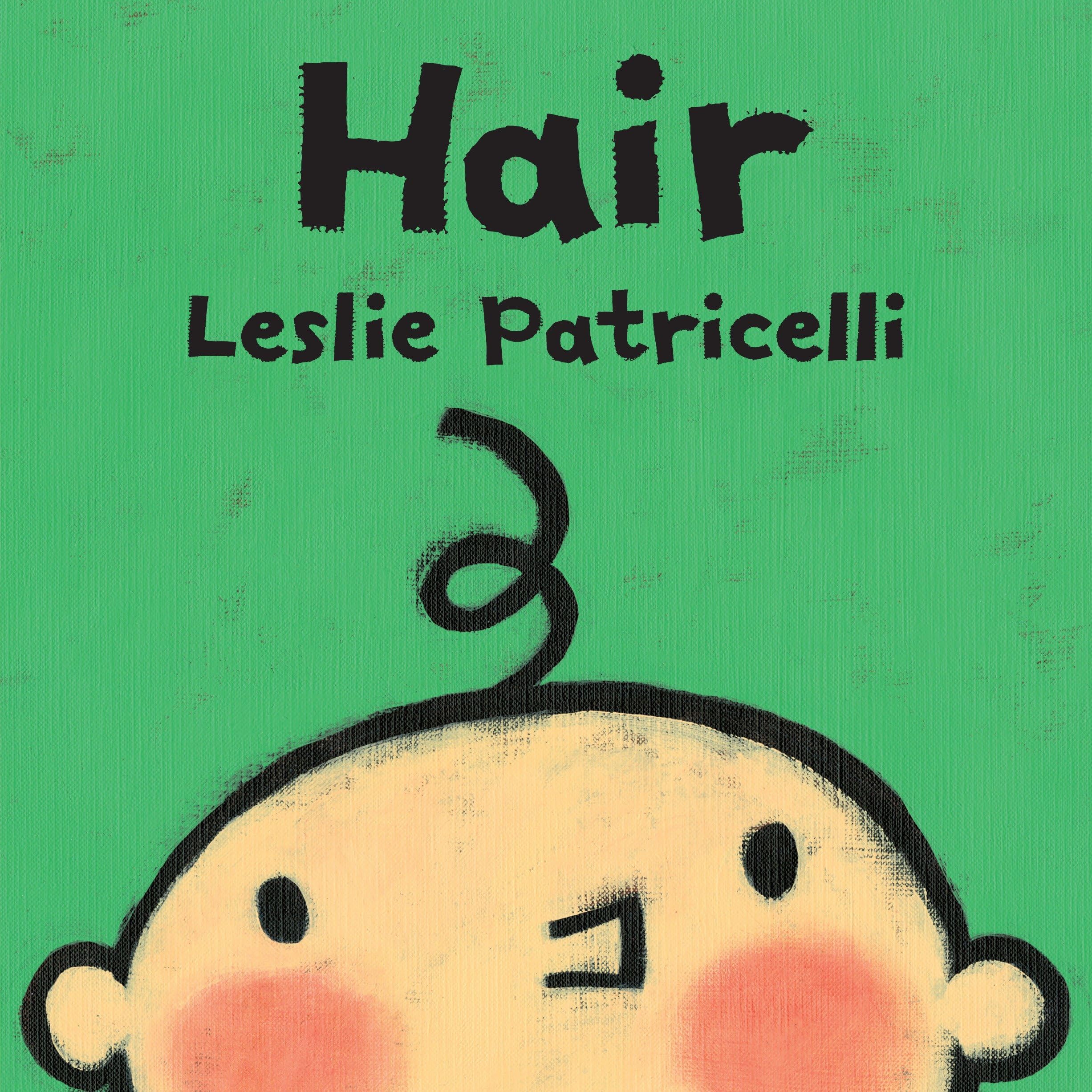 Leslie Patricelli Baby Hair Board Book for Toddlers - Bath Time & Bedtime Fun