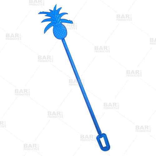BarConic® Stainless Steel Pineapple Drink Swizzle Sticks - 6 Pack Cocktail Stirrers for Martinis, Mojitos & Tropical Drinks - Perfect for Home Bars, Parties & Summer Gatherings