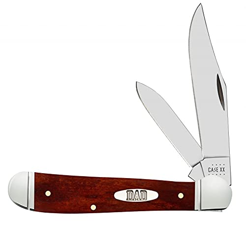 Happy Father's Day Gift - Smooth Chestnut Bone Copperhead Stainless Steel Pocket Knife - Perfect for Camping, Hiking & Everyday Carry (EDC)
