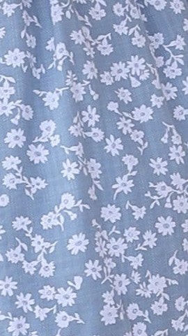 Kori Mini Dress - Blue Floral Print Summer Dress for Women | Perfect for Beach Vacations, Date Nights & Casual Outings