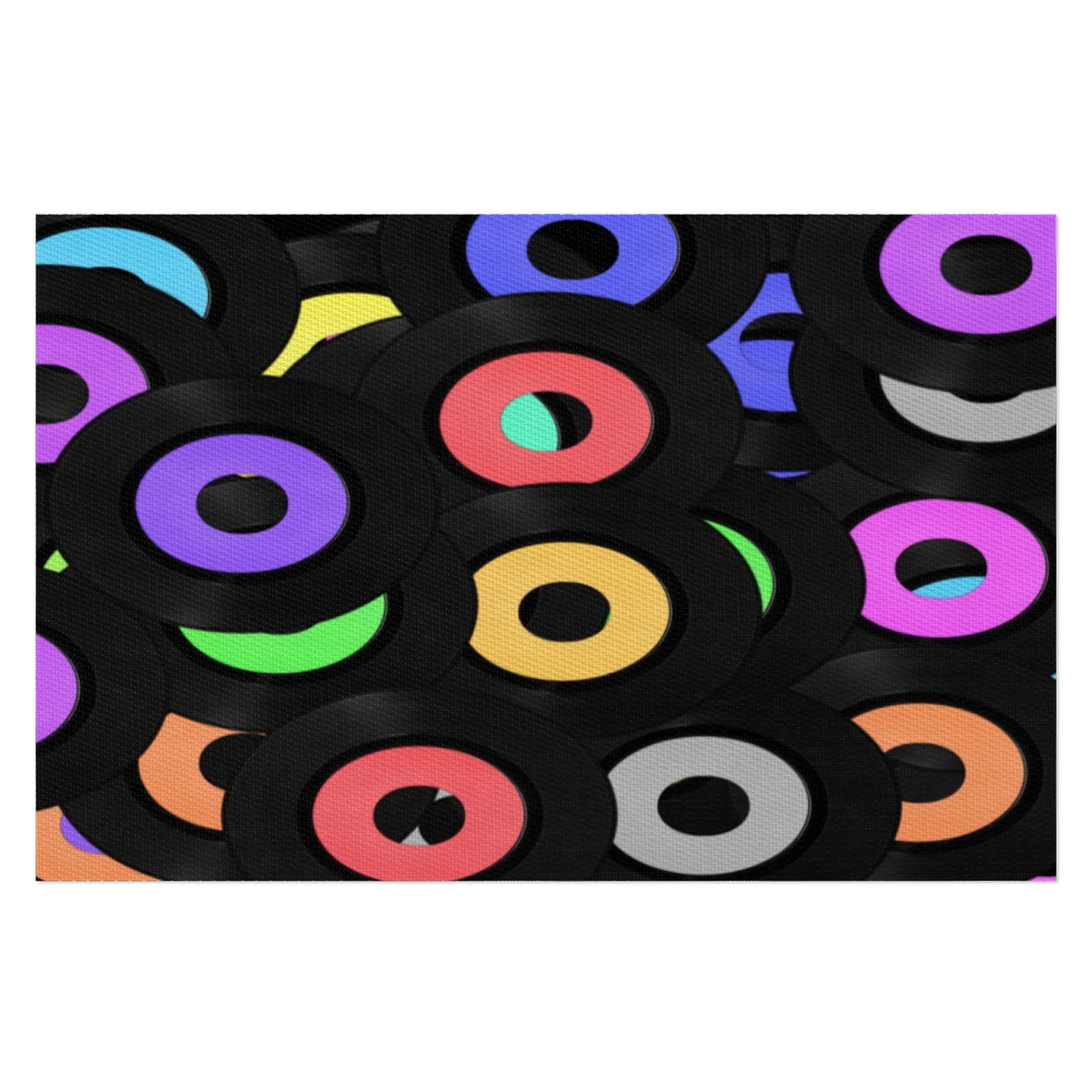 PVC Placemats for Dining Table - Heat Resistant & Durable Vinyl Table Mats (18x12 Inch) - Perfect for Home Kitchen, Restaurants & Outdoor Dining