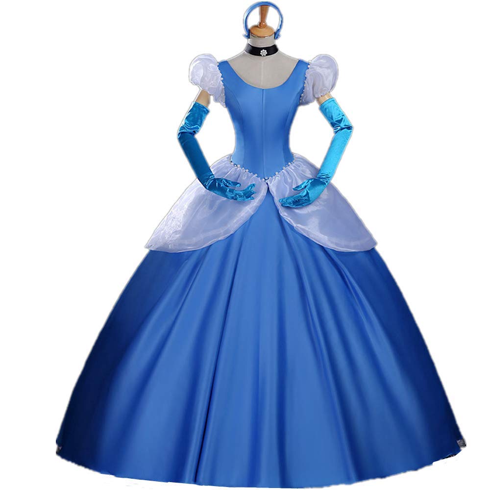 Forevercos Princess Costume for Women - Elegant Halloween & Christmas Cosplay Dress for Parties, Events, and Role Play