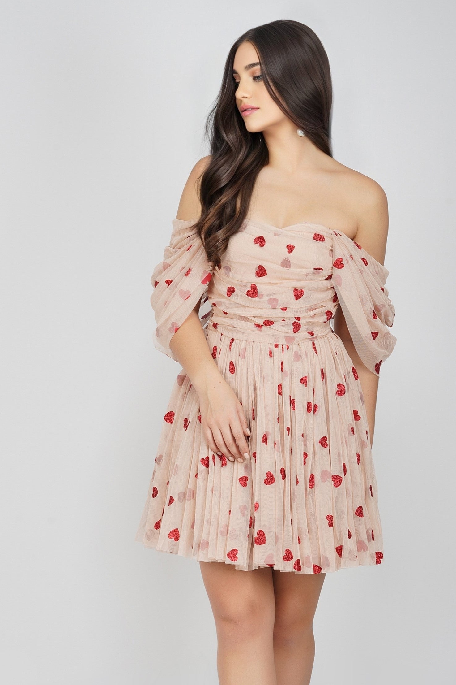 Sydney Red Heart Mini Dress - Sexy & Cute Summer Party Dress for Women | Perfect for Date Night, Club Outfits & Beach Vacations