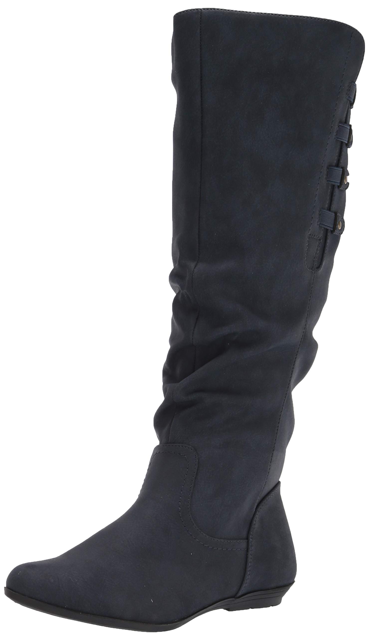 CLIFFS BY WHITE MOUNTAIN Women's Francie Tall Shaft Boot - Comfortable Ankle Boots for Women, Fashionable Winter & Fall Booties with Chunky Heel | Perfect for Office, Dating & Casual Outfits