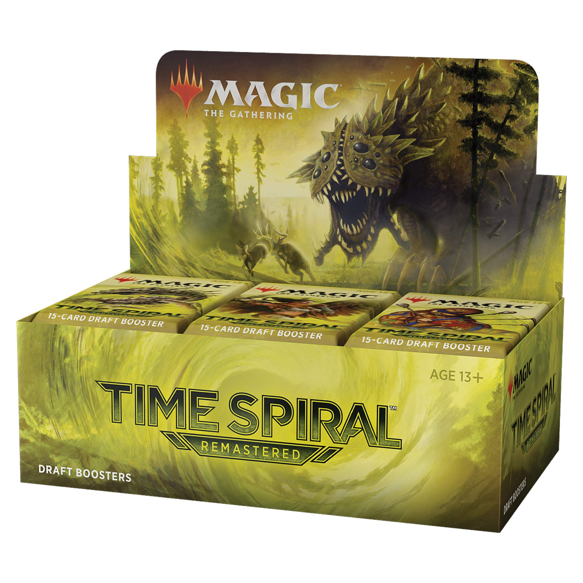 Magic: The Gathering Time Spiral Remastered Draft Booster Box - 36 Packs (540 Cards) | MTG Collectible Cards for Drafting, Deck Building & Gaming Nights