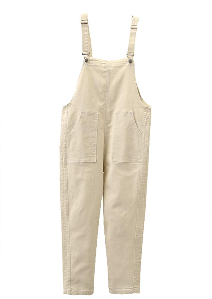 Arlita Women's Plus Size Boyfriend Fit Denim Bib Overalls - Stretch Comfort Jeans for Casual Wear, Work & Outdoor Activities