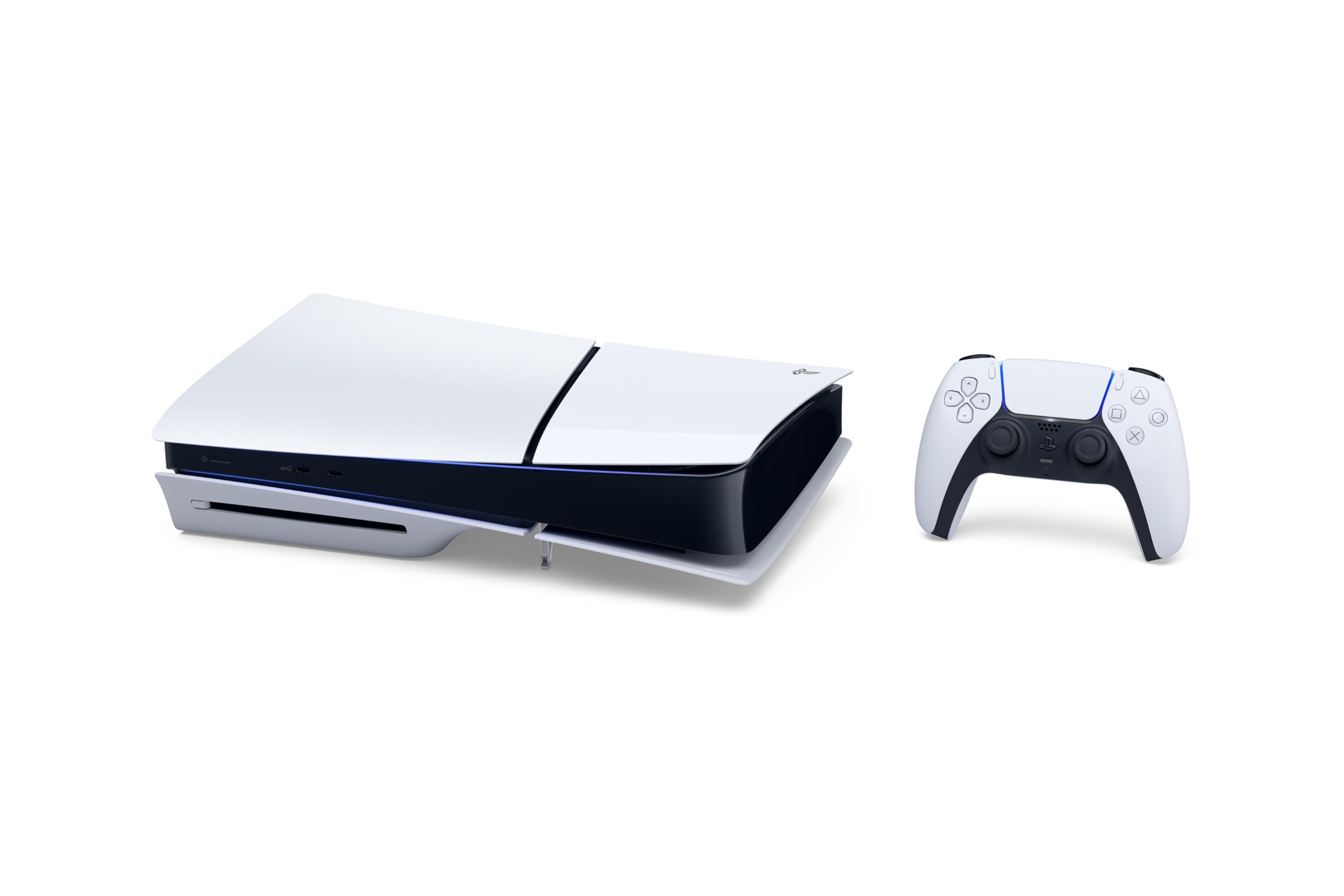 PlayStation 5 Console (PS5) - Disc Edition Slim - Latest Model with Ultra HD Blu-ray & 4K Gaming - Perfect for Home Entertainment & Next-Gen Gaming Experience