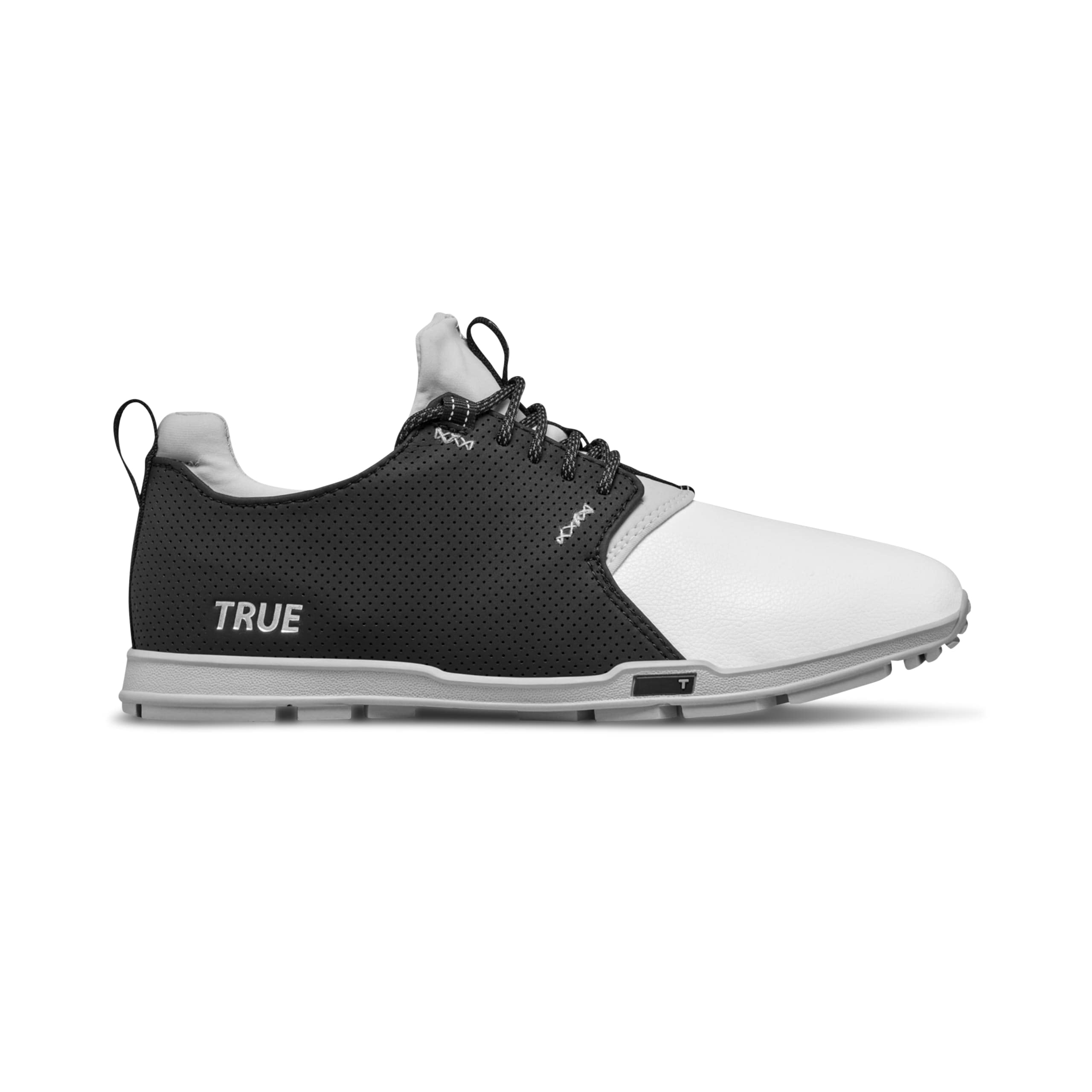 TRUE linkswear Original 1.2 Waterproof Men's Golf Shoes - Lightweight Comfortable All-Weather Spiked Golf Footwear for Walking Courses & Wet Conditions