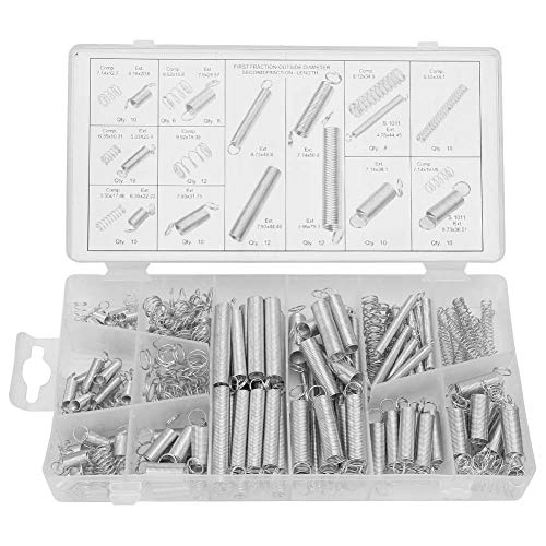 High-Quality Galvanized Steel Extension Springs - Durable Metal Springs for Electric Appliances & Digital Devices - Perfect for Vehicle Repair & Maintenance - DIY, Automotive, Home & Industrial Use