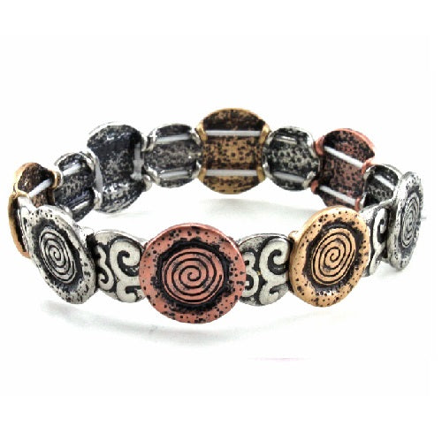 Boho & Swirl Bracelet for Women - Handmade Beaded Adjustable Wrap Bracelet - Perfect for Festival, Yoga, and Boho Fashion Accessories
