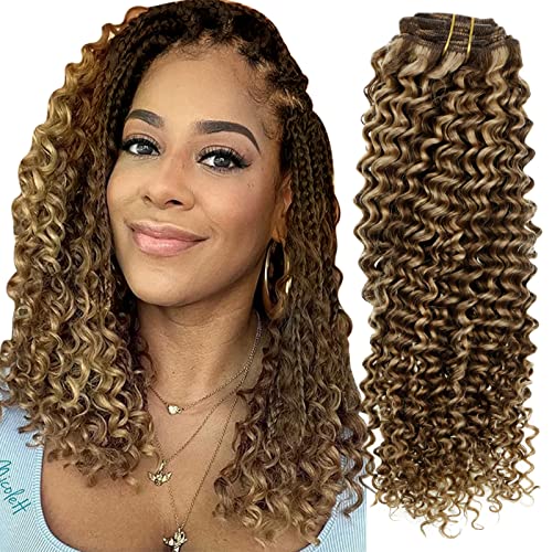 Easyouth Clip-in Curly Hair Extensions 20