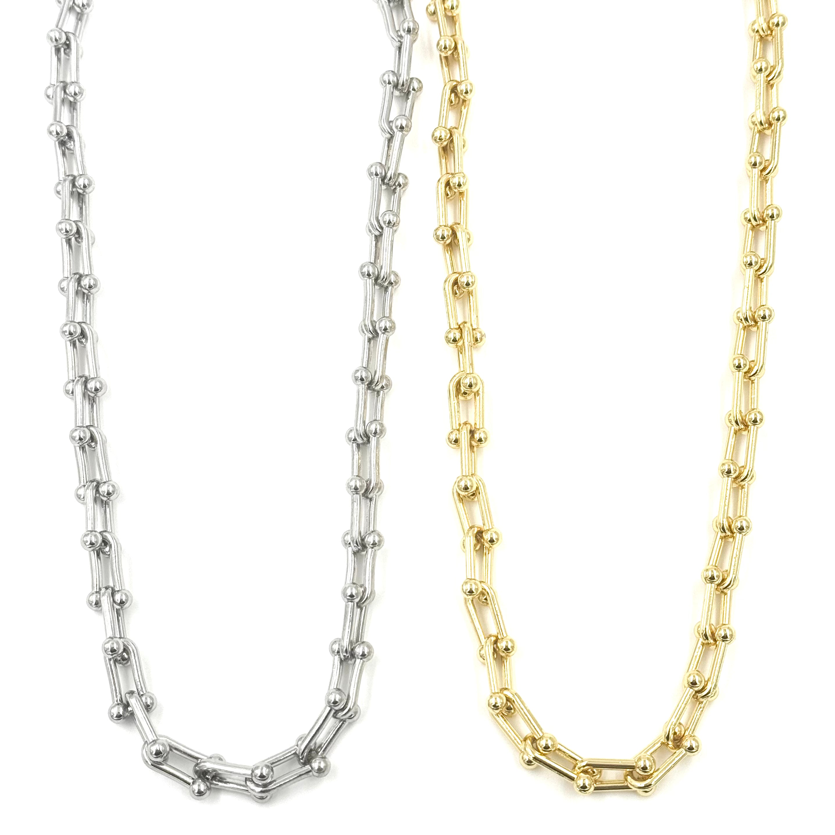 Ashley Gold Stainless Steel Bike Chain Necklace for Women - Trendy Unisex Punk Gothic Jewelry Gift for Bikers & Fashion Lovers - Perfect for Casual Wear, Parties & Everyday Accessories