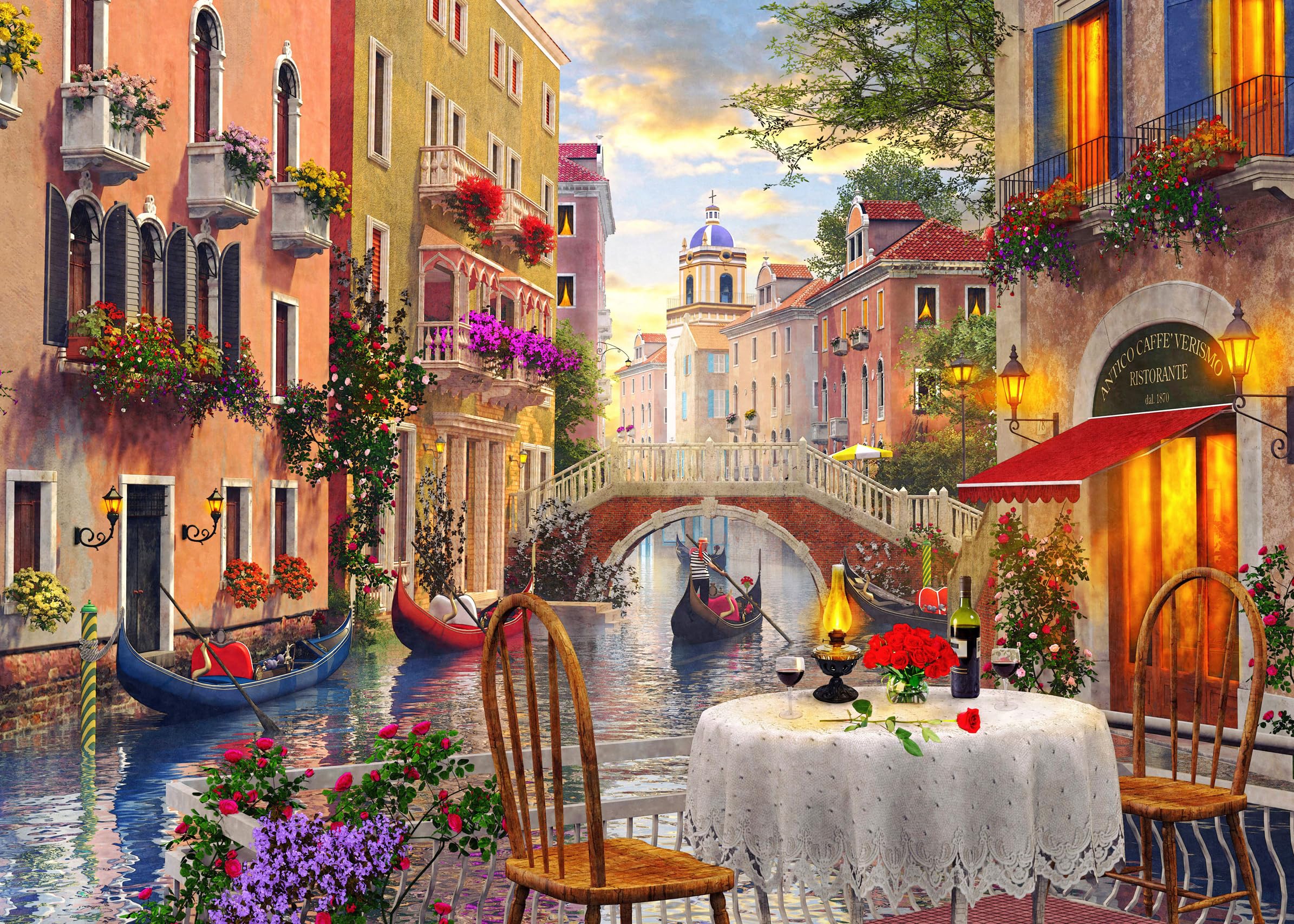 PETER PAUPER PRESS Venice 1000-Piece Jigsaw Puzzle | Stunning Italian Landmark Puzzle for Adults & Teens | Perfect for Family Game Night & Relaxation