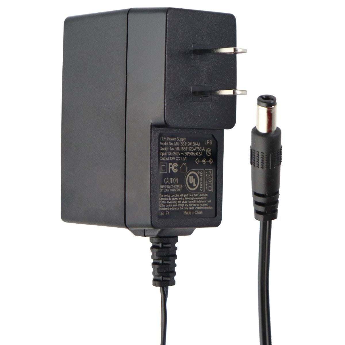 Original Title: 12V/1.5A Verizon ITE Power Supply Adapter for Network Extender (MU18B1120150 A1)   Optimized Title: **Verizon ITE 12V 1.5A Power Adapter for Network Extender (MU18B1120150 A1) - Compatible with Verizon Signal Boosters & Home/Office Networking Devices**