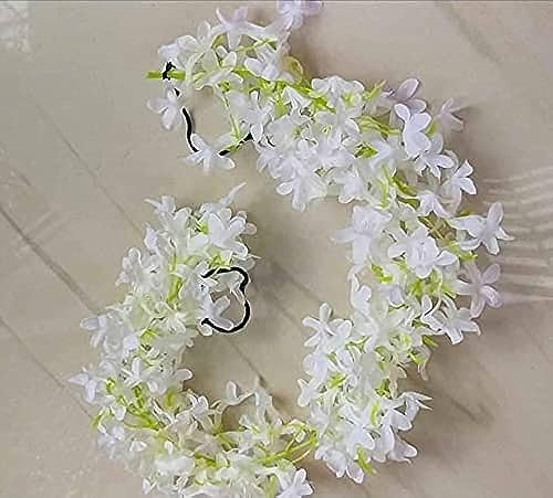 Elegant White Hair Flower Accessories for Women - Pack of 1 | Perfect for Weddings, Parties & Special Occasions