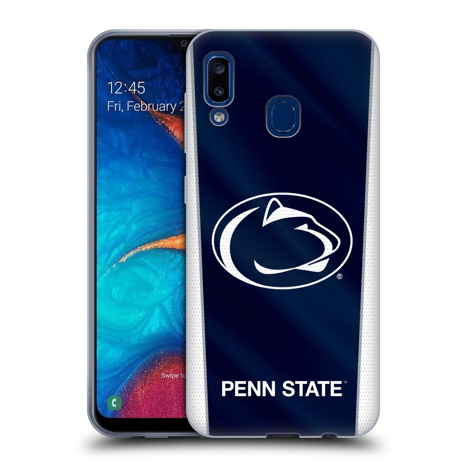 Penn State University PSU Samsung Galaxy A20 / A30 2019 Soft Gel Case - Officially Licensed Banner Design Phone Cover for School Spirit & Daily Protection