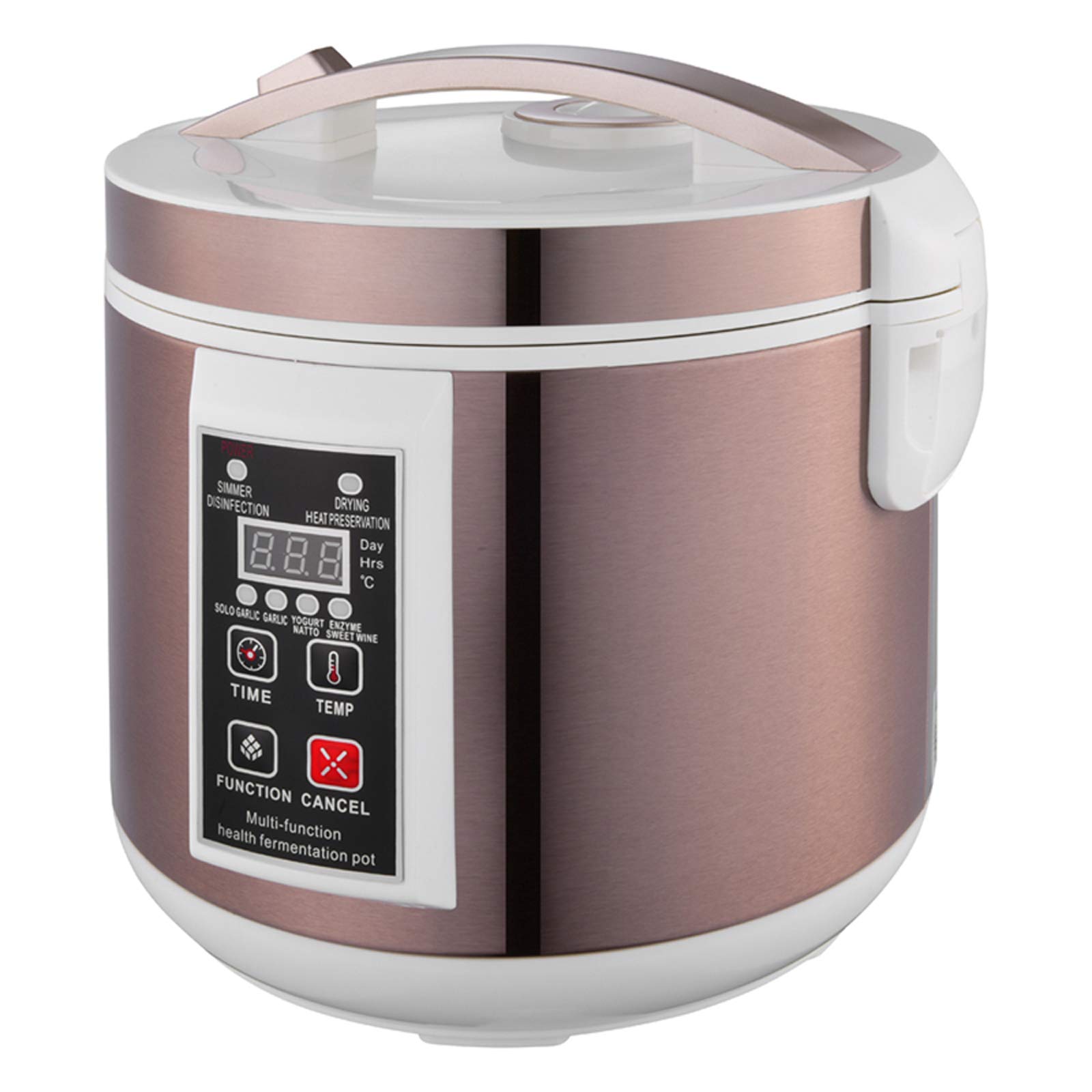 INTSUPERMAI 5L Automatic Fermentation Pot - Smart Multi-Functional Cooker for Black Garlic, Yogurt, Natto & More | DIY Home Fermenting Machine with Intelligent Control | Perfect for Kitchen, Homemade Healthy Food & Fermentation Enthusiasts